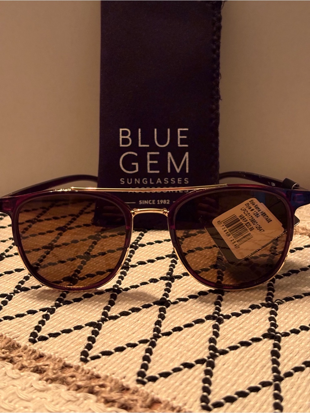 Women’s Brown Gradient Sunglasses